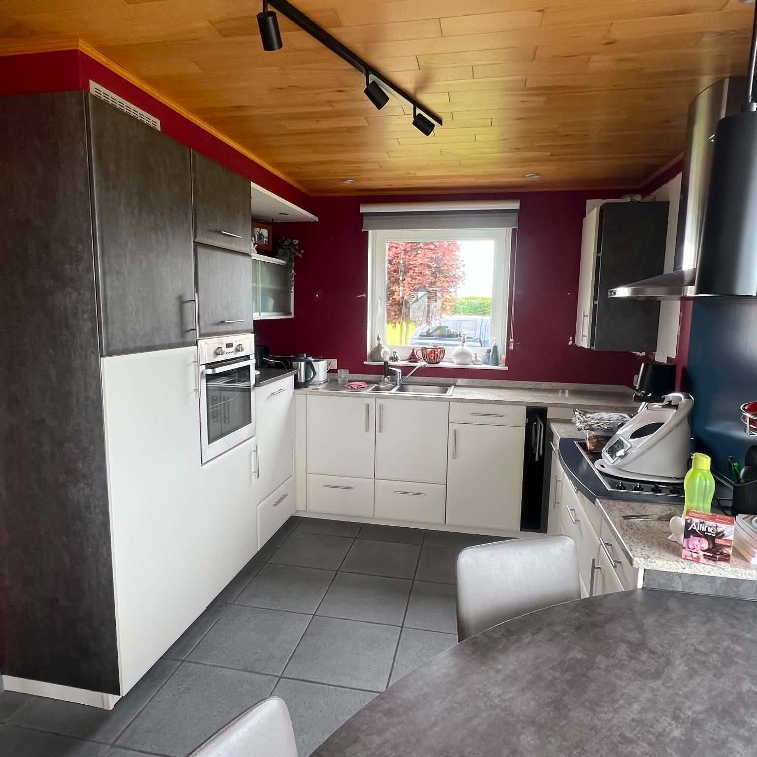 Vue d'ensemble de la cuisine terminée